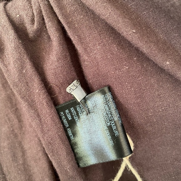 New Allsaints All Saints Kaito Brown Leather jacket XS UK6 US2 - Picture 13 of 15